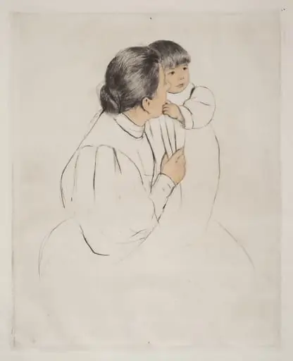 Peasant Mother and Child, by Mary Cassatt