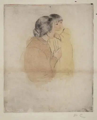 Peasant Mother and Child, by Mary Cassatt