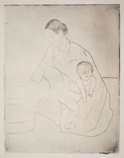The Bath, by Mary Cassatt