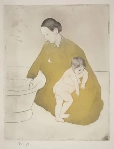 The Bath, by Mary Cassatt