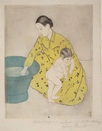 The Bath, by Mary Cassatt