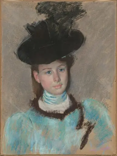 The Black Hat, by Mary Cassatt