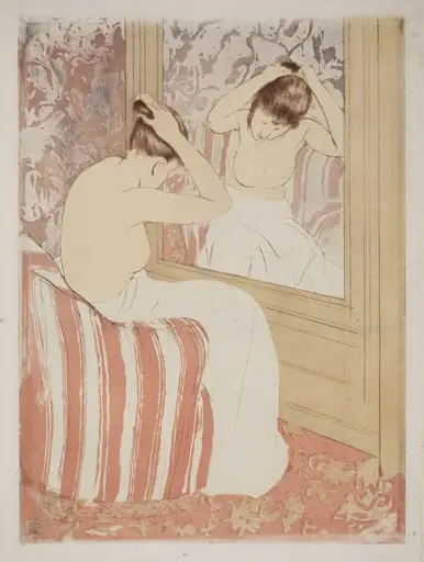 The Coiffure, by Mary Cassatt