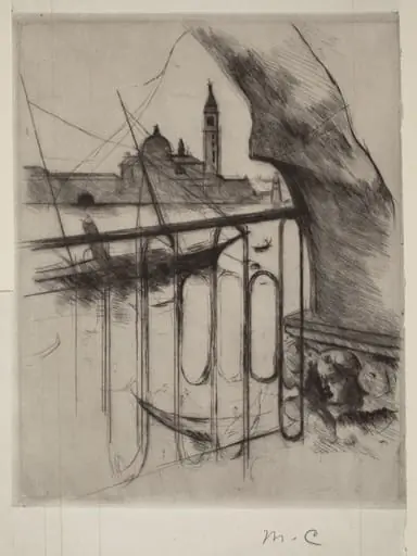 View of Venice, by Mary Cassatt