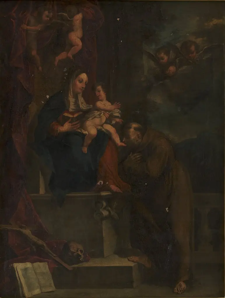 Mary, Jesus and St Francis