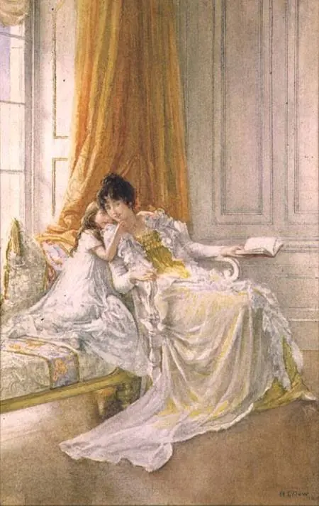Mother and Child 1894, by Mary L. Gow