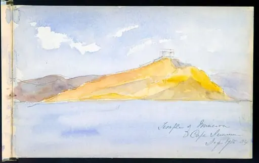 Sketchbook of Greek and Near East Subjects, by Mary Newbold Sargent, 1904