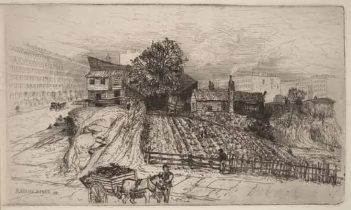 A City Farm—New York, by Mary Nimmo Moran