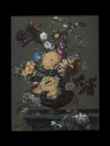 Flowers in a Vase, by Mary RA Moser