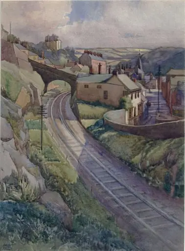 Approaching Bideford Station, by Mary Stella Edwards
