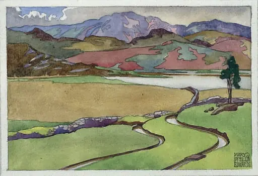 Llyn Tyn-Y-Mynydd, North Wales, by Mary Stella Edwards