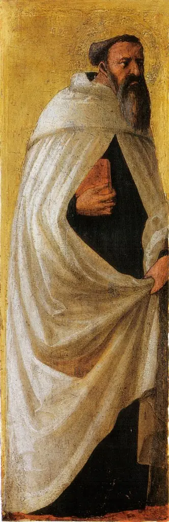 A Bearded Carmelite Saint, by Masaccio
