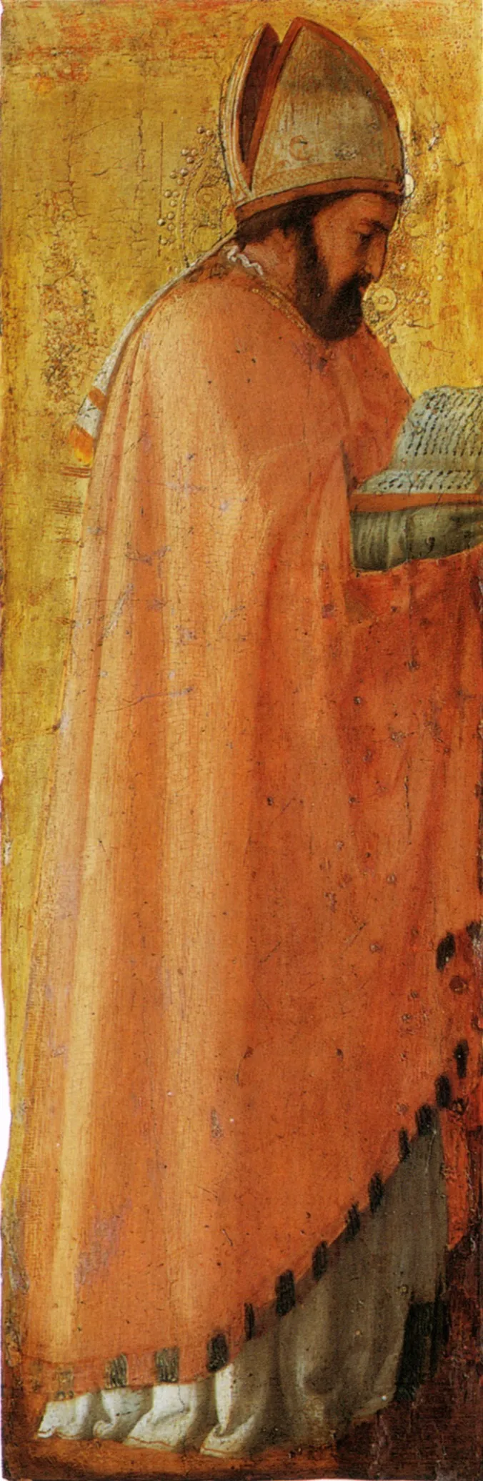 Saint Augustine, by Masaccio, paint