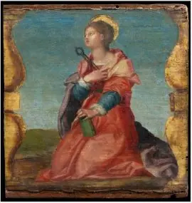 Saint Apollonia, by Maso da San Friano