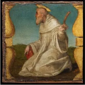 Saint Benedict, by Maso da San Friano
