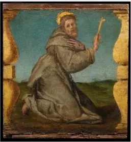 Saint Francis, by Maso da San Friano