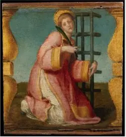 Saint Lawrence, by Maso da San Friano