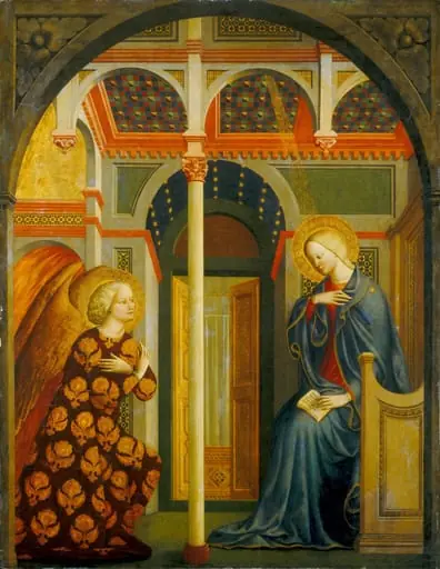 The Annunciation, by Masolino da Panicale