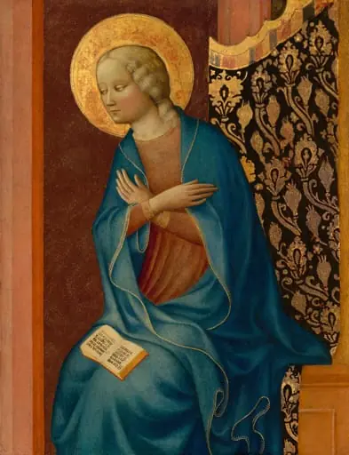 The Virgin Annunciate, by Masolino da Panicale