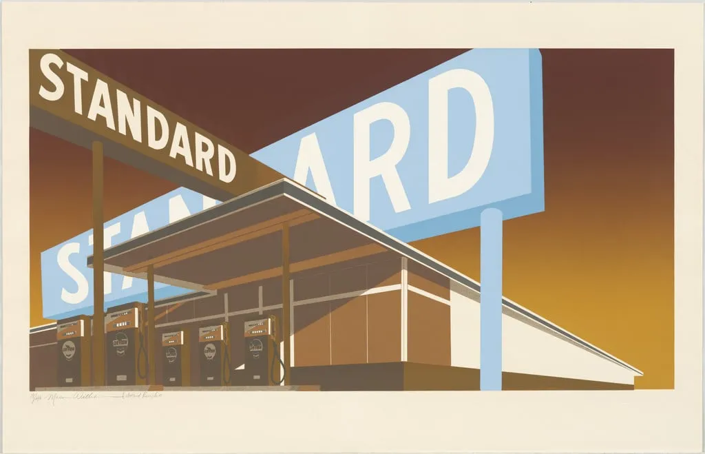 Untitled, by Mason Williams Edward Ruscha, ink, 1969