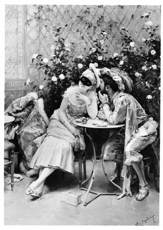 Masqueraders, by Raimundo de Madrazo y Garreta