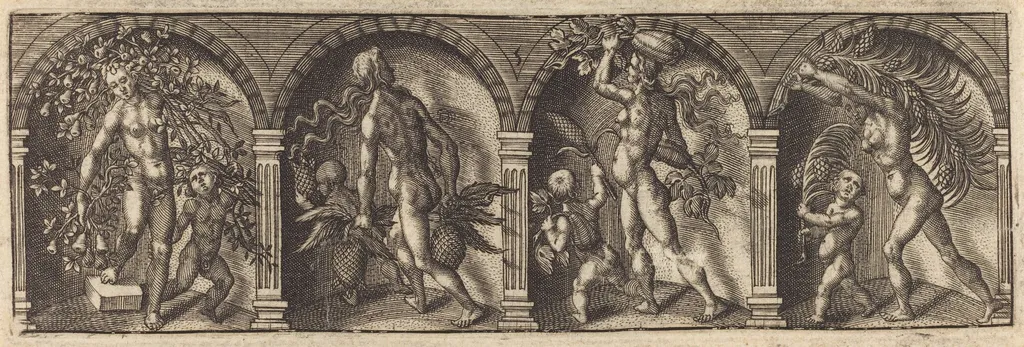 Les divers pourtraicts et figures V, by Master AD, ink, 1600