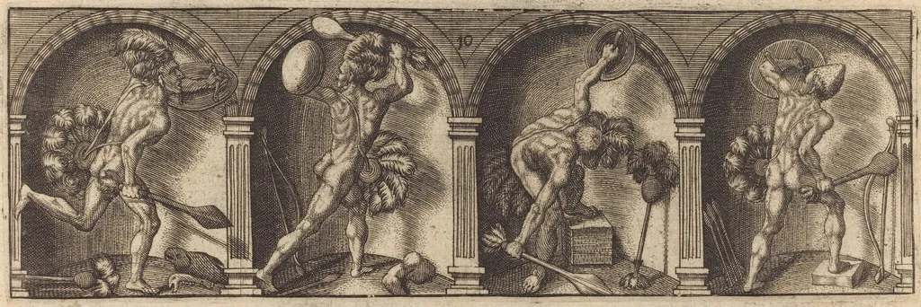 Les divers pourtraicts et figures X, by Master AD, ink, 1600