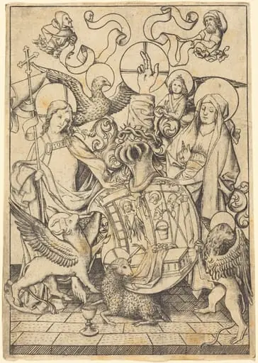 Coat of Arms of the Passion, by Master E.S.