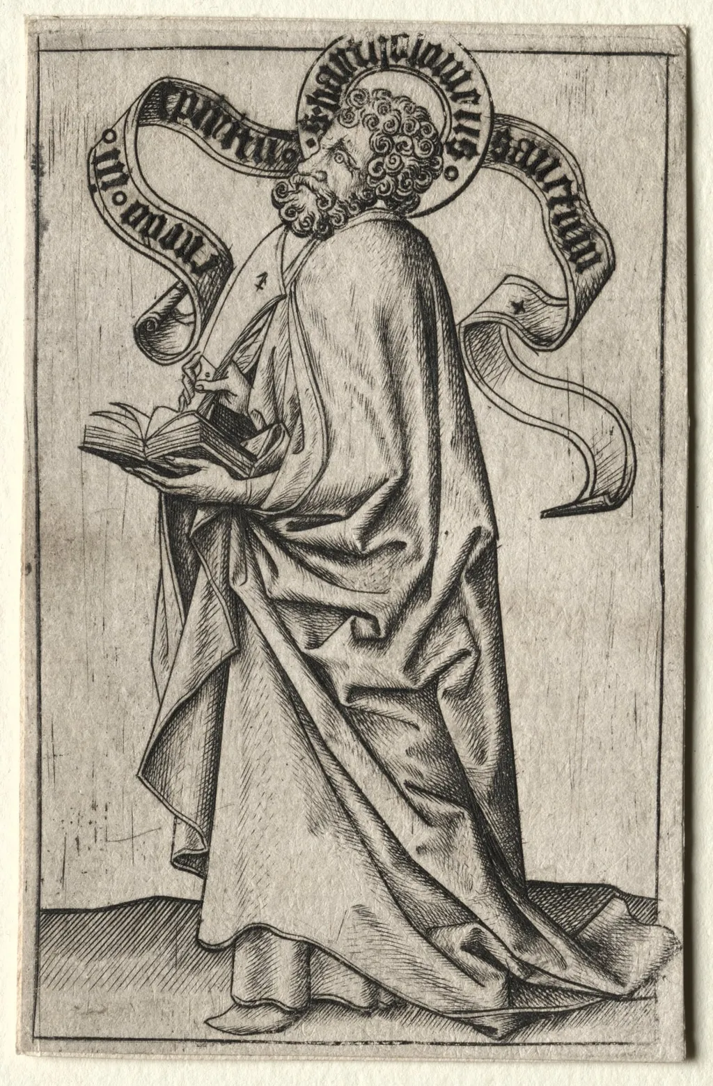 Saint Bartholomew, by Master E.S., 1458