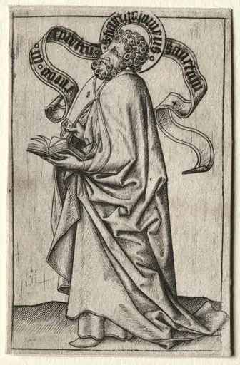 Saint Bartholomew, by Master E.S.