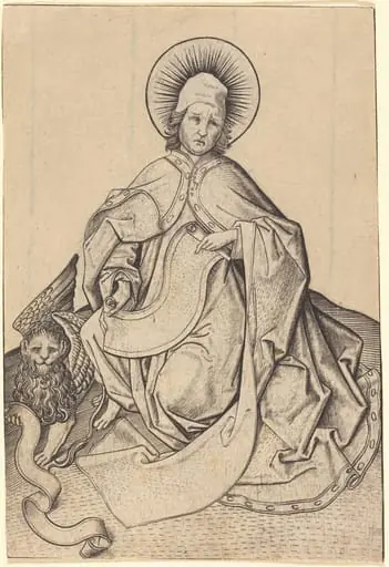 Saint Mark, by Master E.S.