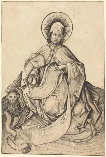 Saint Mark, by Master E.S.