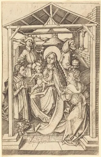 The Adoration of the Magi, by Master E.S.