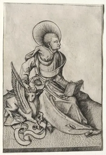 The Evangelists:  St. Luke, by Master E.S.