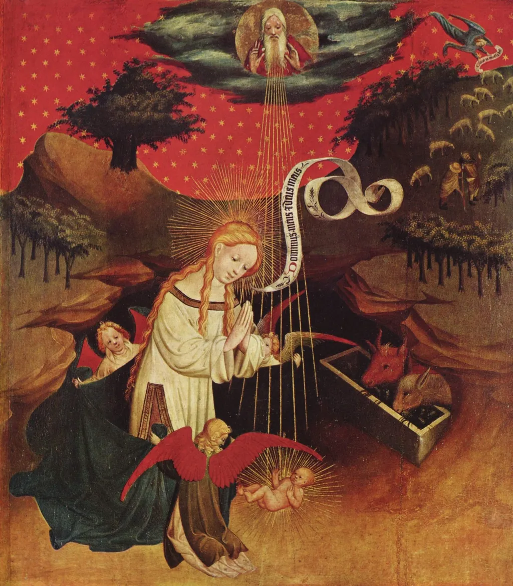 The Nativity, by Master Francke, oil, 1426