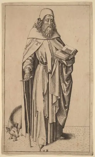 Saint Anthony, by Master FVB
