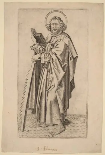 Saint Judas Thaddaeus, by Master FVB