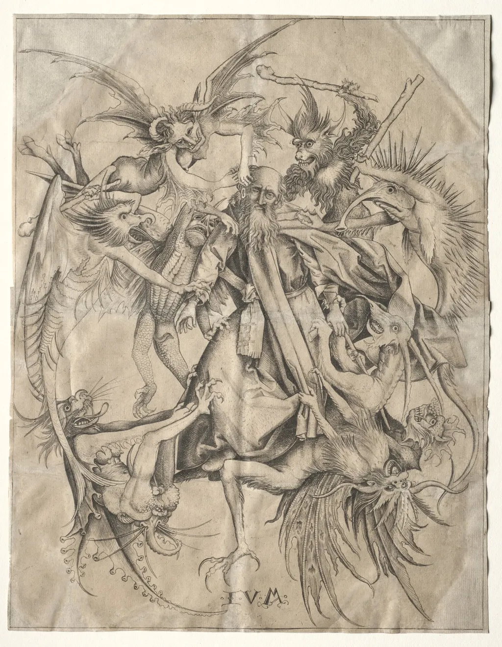 St. Anthony Tormented by the Devils, by Master FVB, 1488