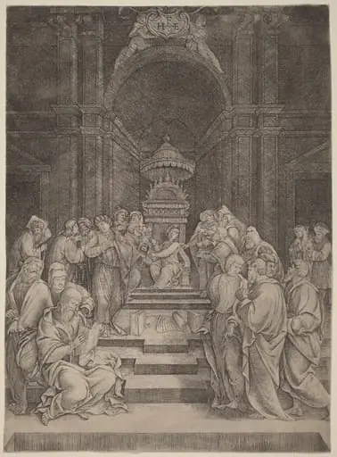 Christ Disputing with the Doctors, by Master HFE