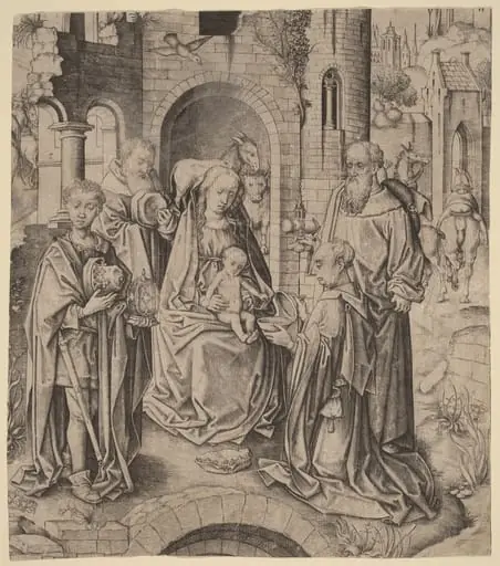 The Adoration of the Magi, by Master I.A.M. of Zwolle