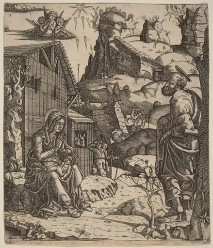 The Nativity, by Master I.I.CA
