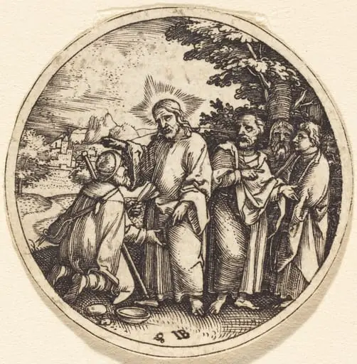Christ Consoling the Centurion, by Master IB