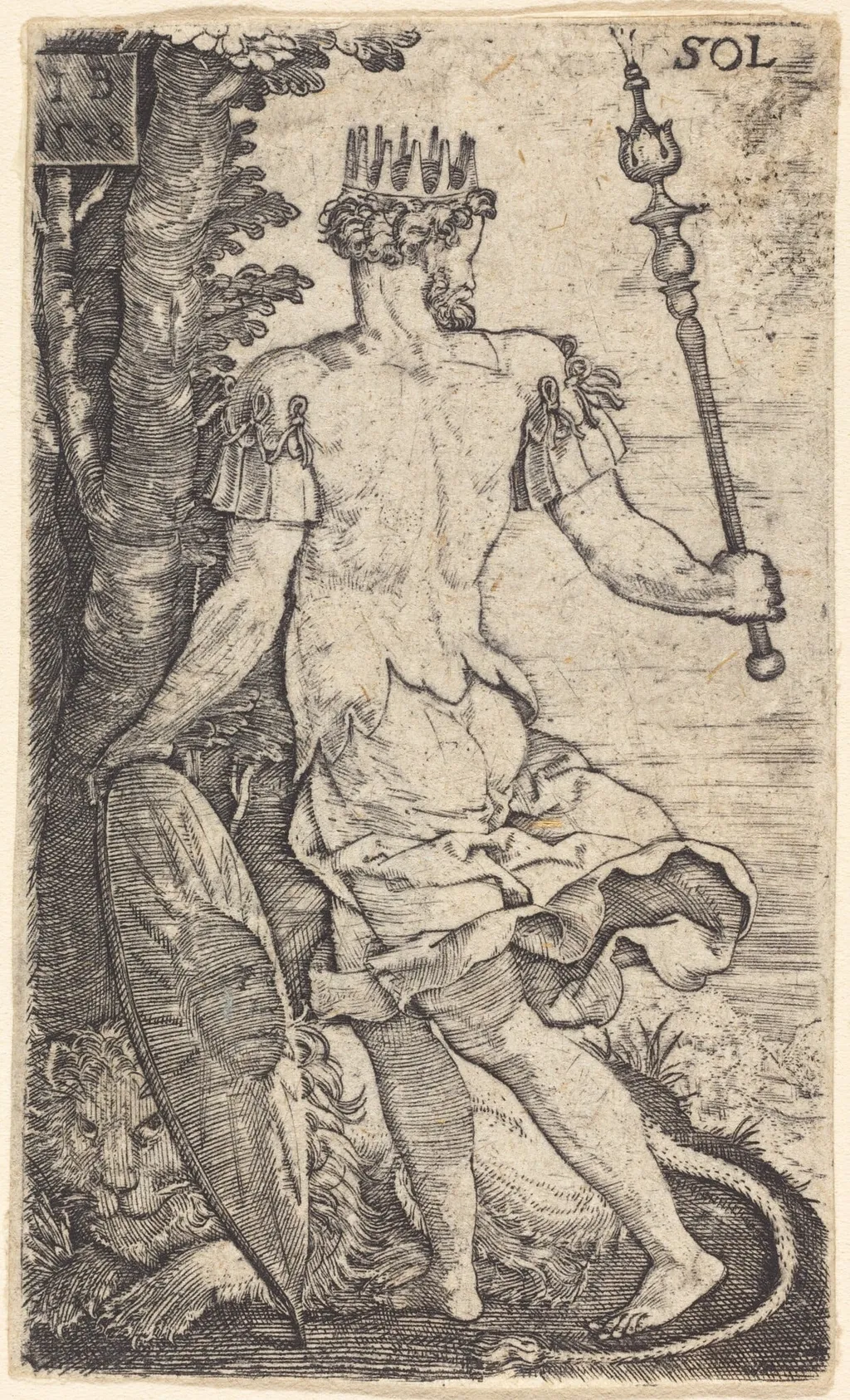 Sol (The Sun), by Master IB, ink, 1528