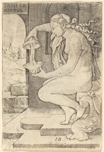 Temperantia (Temperance), by Master IB