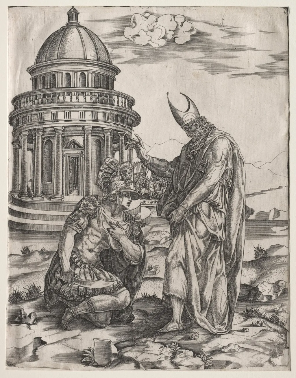 Alexander the Great and the High Priest of Jerusalem, by Master IRs, 1544
