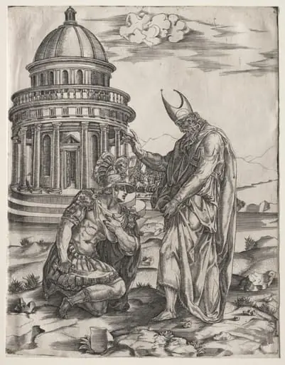 Alexander the Great and the High Priest of Jerusalem, by Master IRs