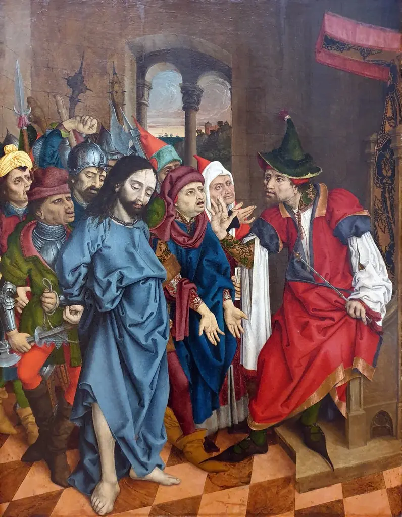 Christ before Pilate, by Master L. Cz.