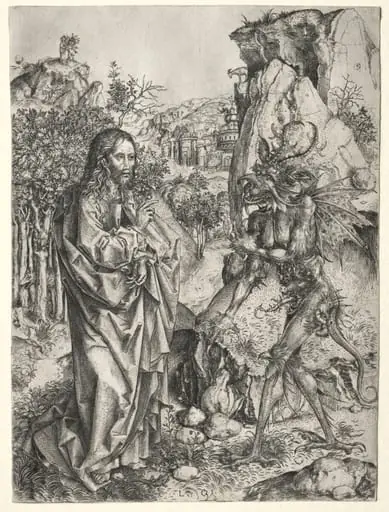 The Temptation of Christ, by Master L Cz