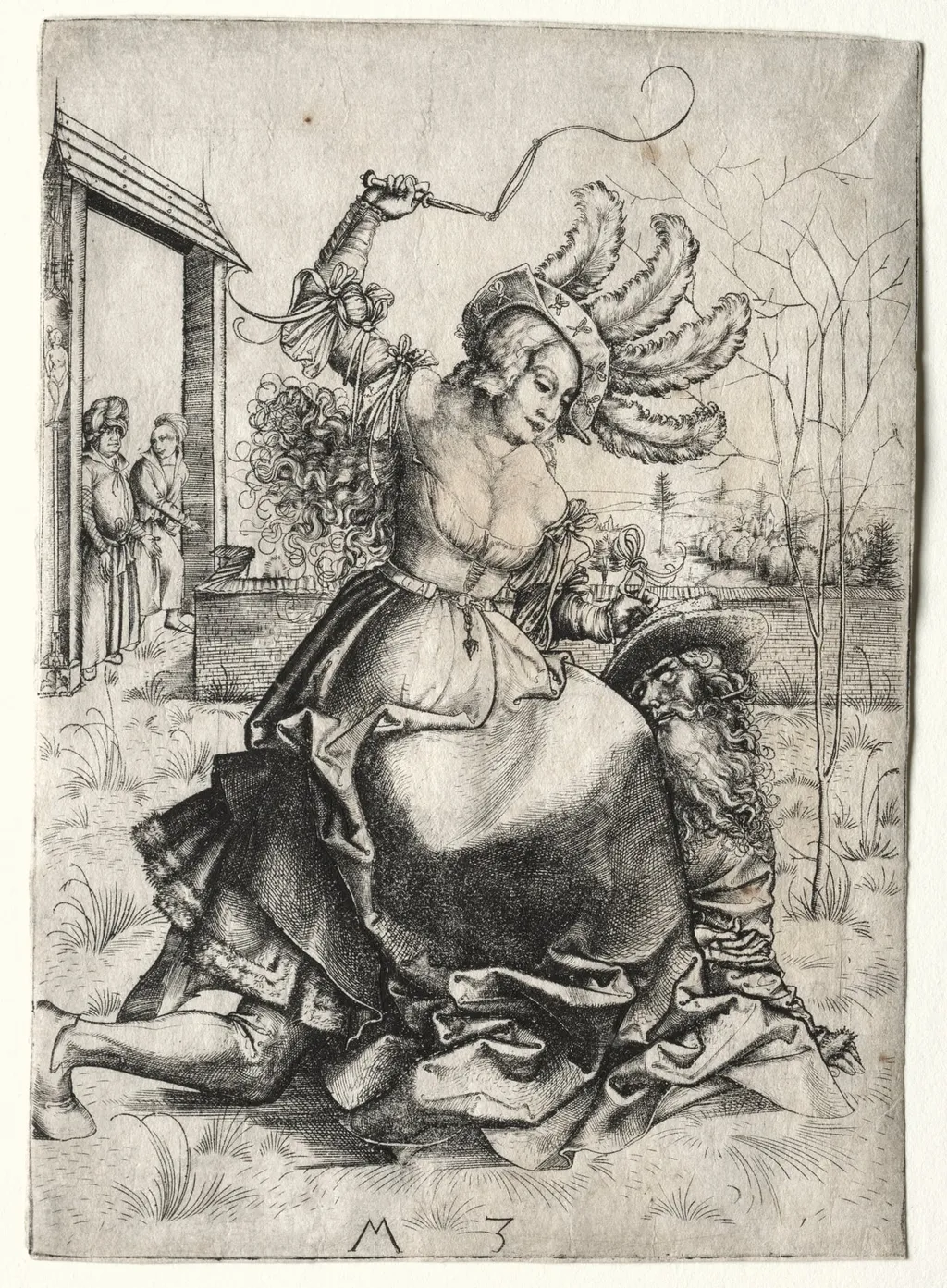 Aristotle and Philis, by Master MZ, 1502