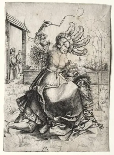Aristotle and Philis, by Master MZ
